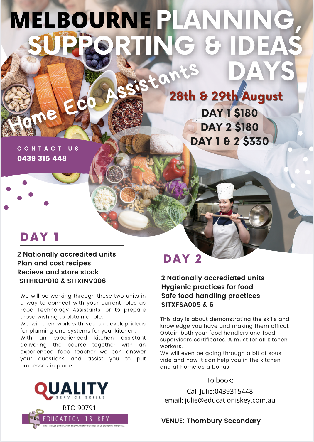 Melbourne Kitchen Assistant Program